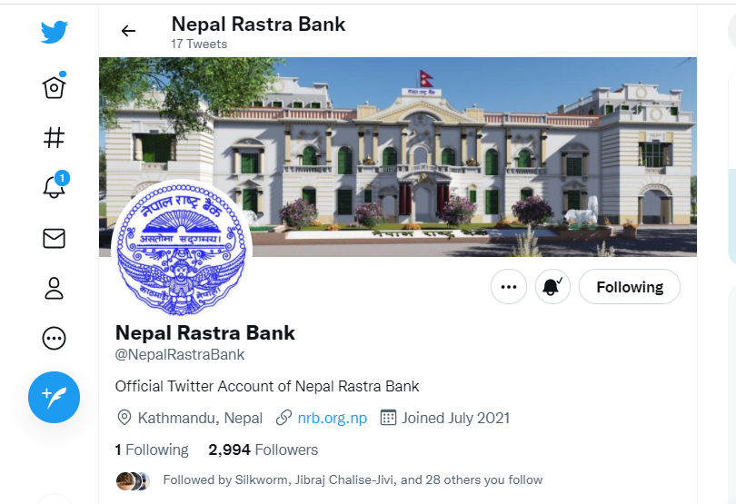 Photo of NRB launches its twitter account- at long last!