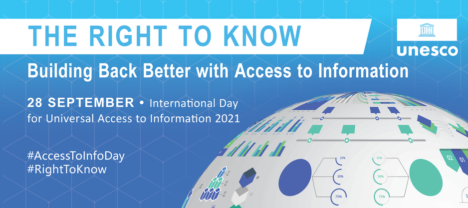 Photo of International Day for Universal Access to Information 2021 – Building Back Better with Access to Information